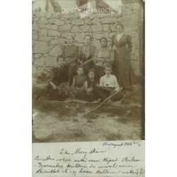 1906 - Family group photo. Photo sheet, postcard. (2791227)