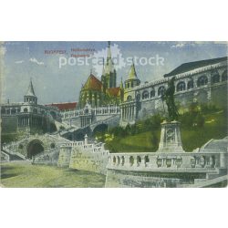   1917 - Budapest. Fisherman’s bastion. Colored photo sheet, postcard. (2791229)