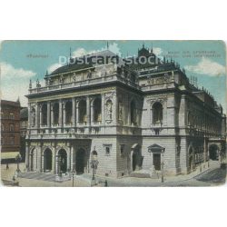   1913 - Budapest. Hungarian Royal Opera House. Colored photo sheet, postcard. (2791235)