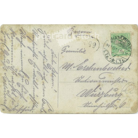 1913 - Budapest. Hungarian Royal Opera House. Colored photo sheet, postcard. (2791235)