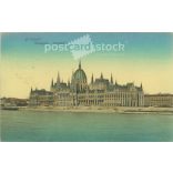1909 - Budapest. Parliament. Colored photo sheet, postcard. (2791237)