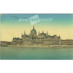   1909 - Budapest. Parliament. Colored photo sheet, postcard. (2791237)