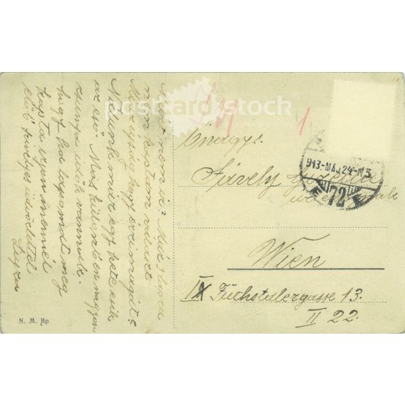 1913 - Budapest. Royal Palace. Photo sheet, postcard. (2791238)