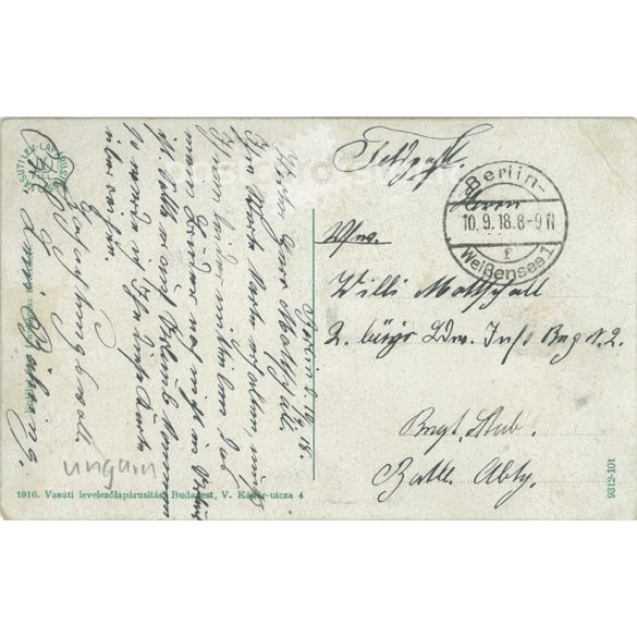 1911 - Budapest. Colored photo sheet, postcard. (2791240)