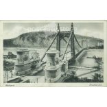 Budapest. Erzsébet Bridge. Photo sheet, postcard. (279150)