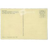 Budapest. Royal castle with the Széchenyi Chain bridge. Photo sheet, postcard. (2791251)