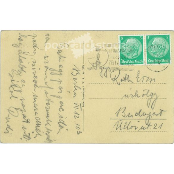 1933 - Berlin. Spittelmarkt. Colored photo sheet, postcard. (2791253)