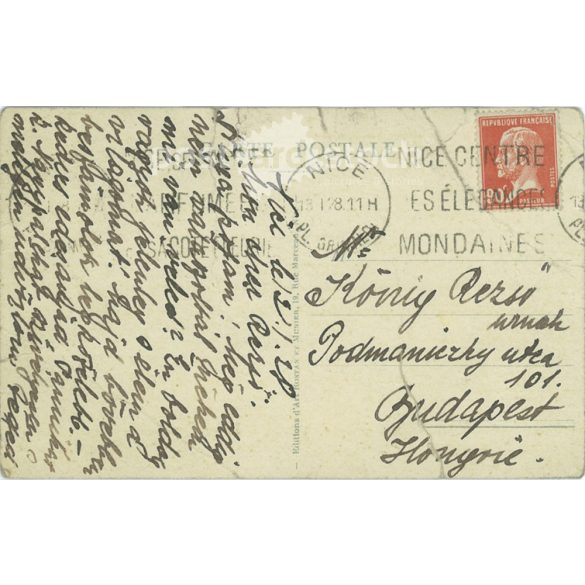 1913 - Nice. France.Colored photo sheet, postcard. (2791255)