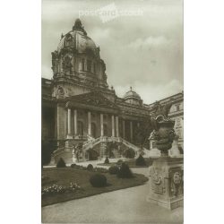   1927 - Budapest. Royal Palace and Castle Garden. Photo sheet, postcard. (2791258)