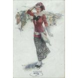 1920 - Ice flower. Postcard. (2791268)