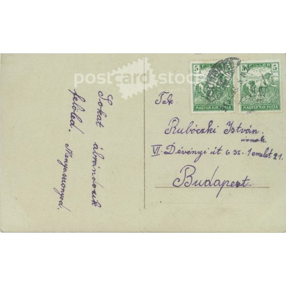 1915 - Romantic postcard. Colored photo sheet. (2791273)