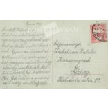 1917 - Romantic postcard. Colored photo sheet. (2791275)