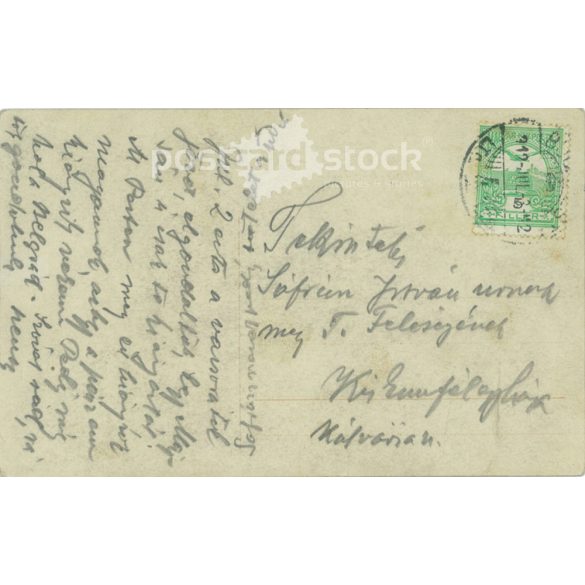 1912 - Romantic postcard. Colored photo sheet. (2791277)