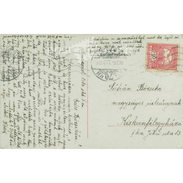 1916 - Romantic postcard. Colored photo sheet. (2791278)