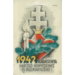 1942 - Christmas greetings. Postcard. (2791280)