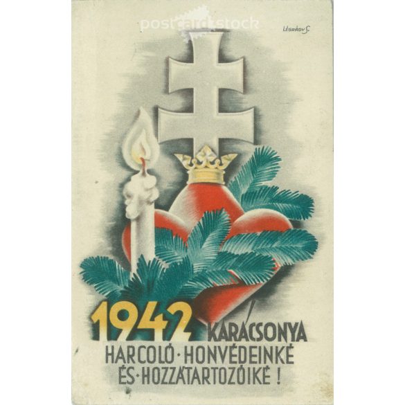 1942 - Christmas greetings. Postcard. (2791280)