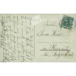 1919 - Romantic postcard. Colored photo sheet. (2791283)