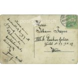 1912 - Horse-drawn parade carriage of the free royal city, Debrecen. Colored photo sheet, postcard. (2791288)