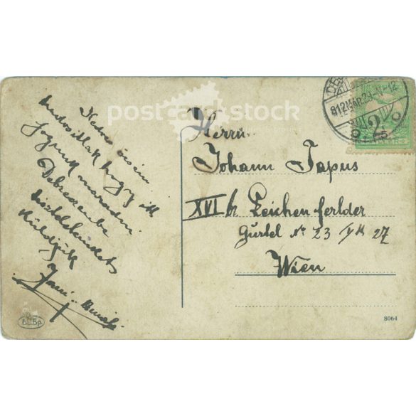 1912 - Horse-drawn parade carriage of the free royal city, Debrecen. Colored photo sheet, postcard. (2791288)