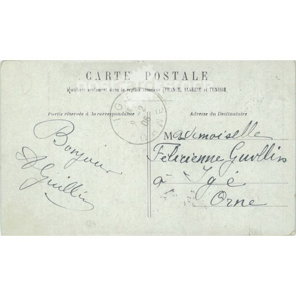 1906 - French. Romantic postcard. (2791291)