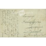 1915 - Romantic postcard, photo sheet. (2791294)