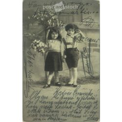 1914 – Romantic postcard, photo sheet. (2791300)