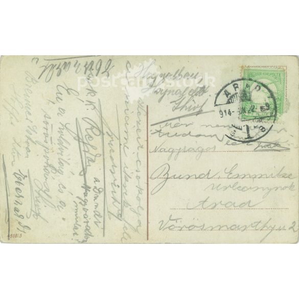 1914 - Romantic postcard, photo sheet. (2791300)