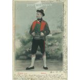 1907 - Greetings from South Tyrol. Merano wear. Colored photo sheet, postcard. (2791302)