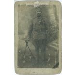 World War I soldier photo. Photo sheet, postcard. (2791303)