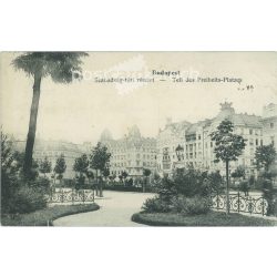   1906 - Budapest. Szabadság-téri részlet. Photo sheet, postcard. (2791310)