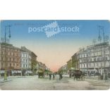 1915 - Budapest. Andrássy travel circle, the Oktogon. Colored photo sheet, postcard. (2791311)