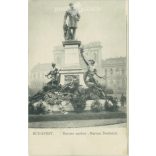 1904? - Budapest. Baross statue. Photo sheet, postcard. (2791314)