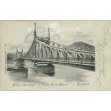 1901? - Budapest. Ferencz József Bridge. Today: Szabadság híd (Bridge of Freedom). Photo sheet, postcard. (2791320)