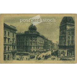   1923 - Budapest. Rákóczi Street. Photo sheet, postcard. (2791327)