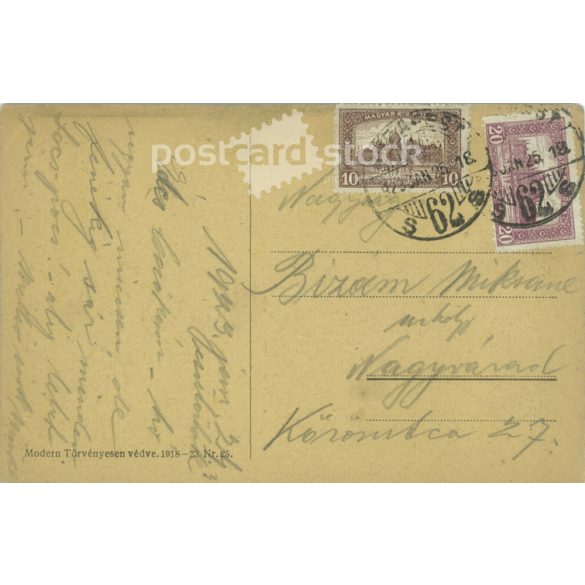 1923 - Budapest. Rákóczi Street. Photo sheet, postcard. (2791327)