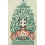 1942 - Christmas greetings. Greeting card. (2791332)