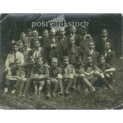   1926 - High school trip. Group photo. Photo sheet, postcard. (2791335)