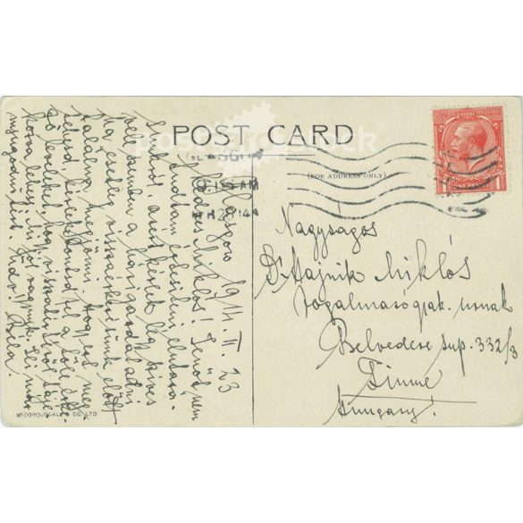 1914 - Hotels of the Caledonian Railway Company. Glasgow, Edinburgh. Postcard. (2791339)