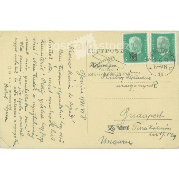 1931 - Berlin. Colored photo sheet, postcard. (2791355)