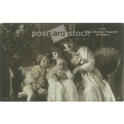  1910 - Princess Rupprecht with her children. Photo sheet, postcard. (2791357)