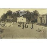 1927 - Brussels. Entrance to the Bois de la Cambre. Photo sheet, postcard. (2791359)