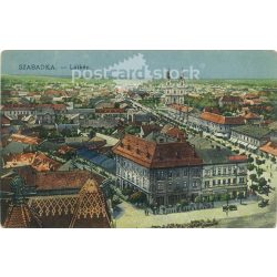   1913 - View of Subotica. Colored photo sheet, postcard. (2791365)