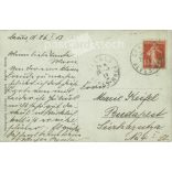 1913 - Cannes. Walking on the shore. Photo sheet, postcard. (2791371)