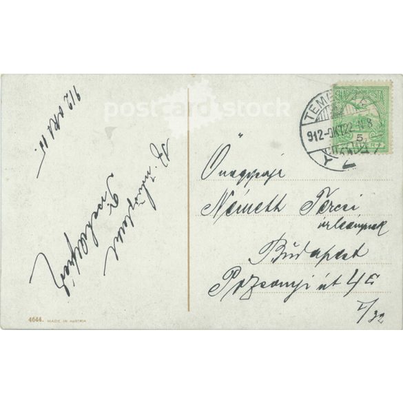 1912 - Name day greetings. Colored photo sheet. (2791376)