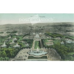   1906 - Panorama of Versailles. Colored photo sheet, postcard. (2791383)