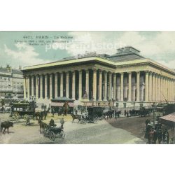   1906 - Paris. La Bourse. Colored photo sheet, postcard. (2791392)