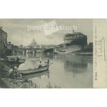 1905 - Rome and the river Tereve. Photo sheet, postcard. (2791397)