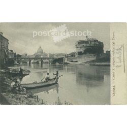   1905 - Rome and the river Tereve. Photo sheet, postcard. (2791397)