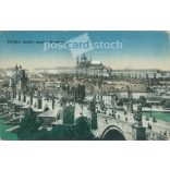 1916 - Prague. Charles Bridge. Colored photo sheet, postcard. (2791408)