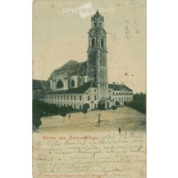   1903 - Greetings from Herzogenburg. Colored photo sheet, postcard. (2791415)